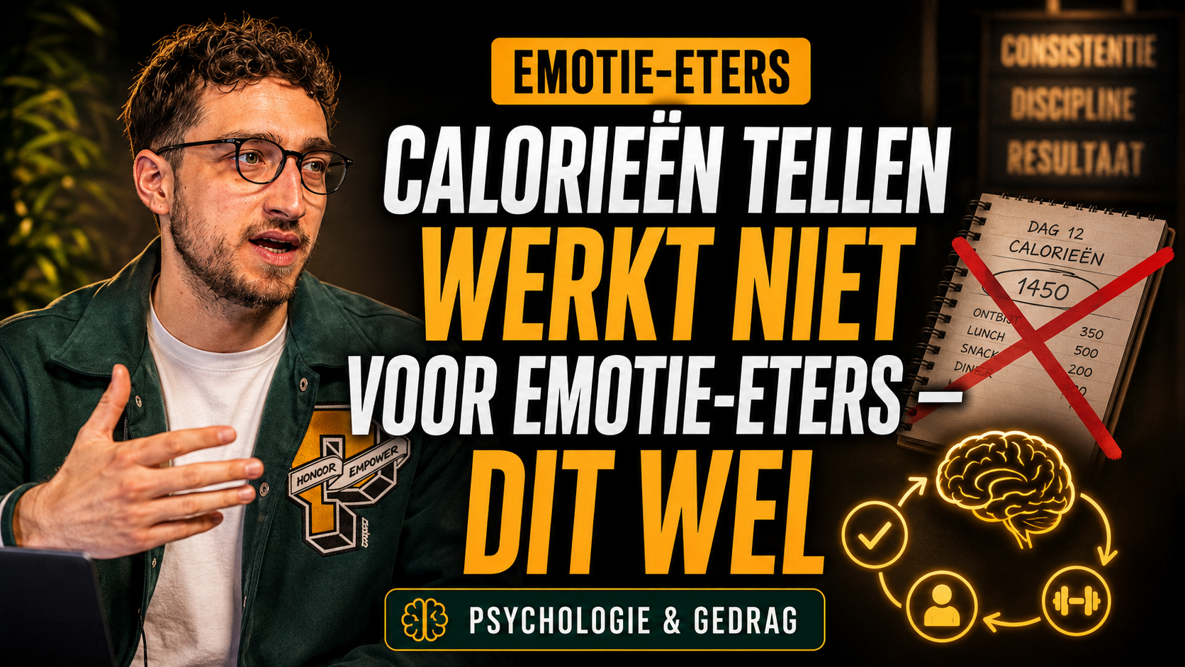 Calorieën tellen werkt niet voor emotie-eters